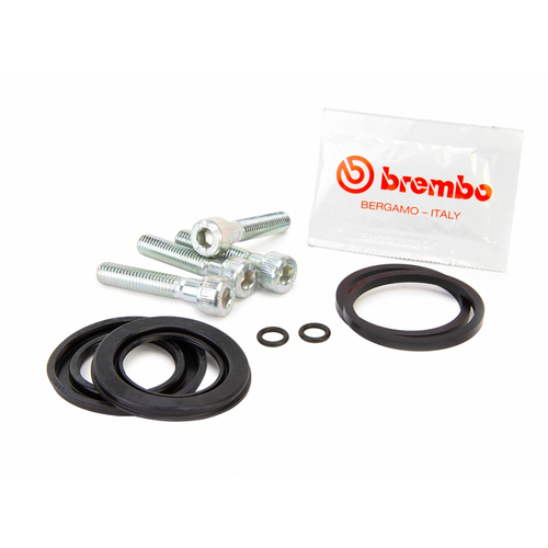 Brembo Brake Caliper Seal Set 38mm w/4 Screws (Brembo F08 Caliper) for most Benelli/Bimota/Ducati/Moto Guzzi Models