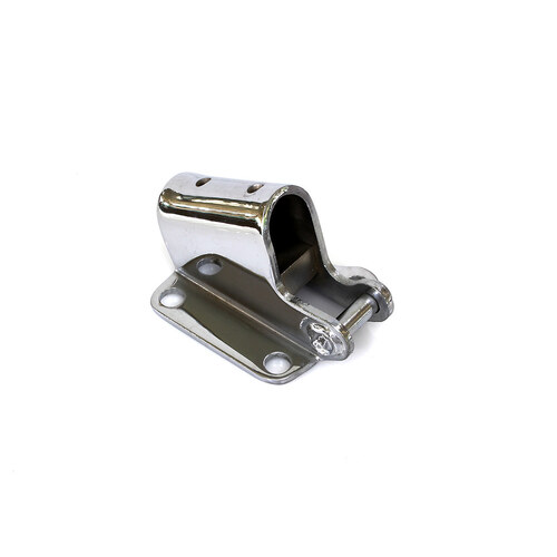 RSS BAI-11-0121 Jiffy Stand Bracket Chrome for Big Twin 36-85 w/4 Speed/Touring 09-Up Models w/After Market Controls