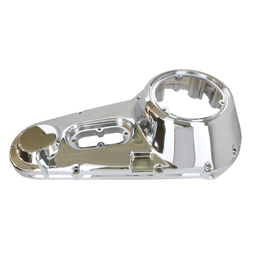 RSS BAI-11-0289A Outer Primary Cover w/Running Board Lugs Chrome for FLH 70-84 w/4 Speed