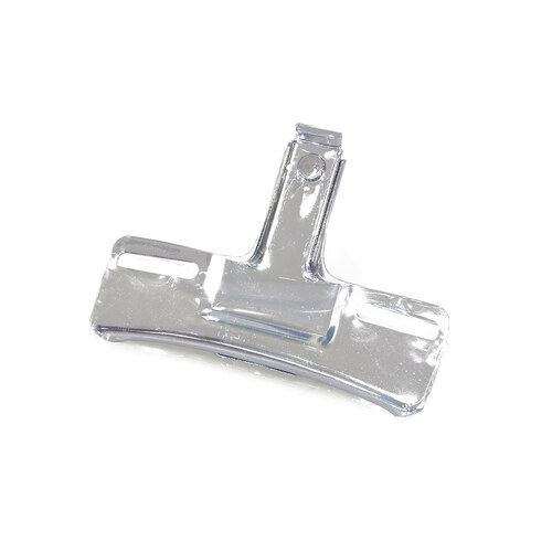 RSS BAI-12-0013 OEM Style Number Plate Mount Chrome for most Big Twin/Sportster 73-Up