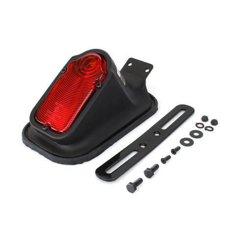 RSS BAI-12-0014BE Big Twin 47-54 Style Tombstone Taillight Black