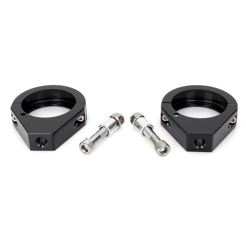 RSS BAI-12-6049GB-49 49mm Forks Turn Signal Clamps Black