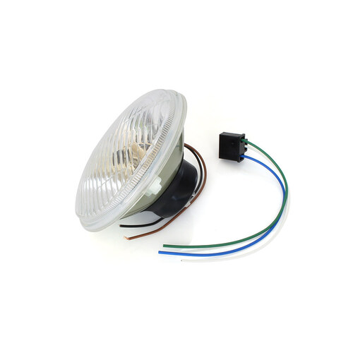 RSS BAI-20-0335E-L 5-3/4" Headlight Lens w/H4 Bulb 5W Park Light