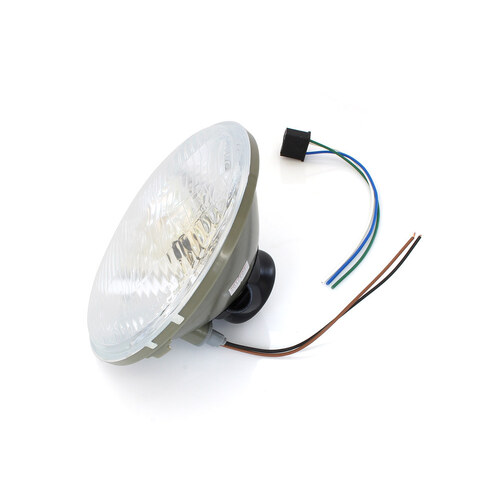 RSS BAI-20-6004HE-A 7" Headlight Lens w/H4 Bulb 5W Park Light