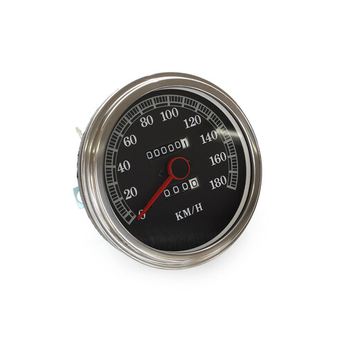 RSS BAI-21-0872A 5" KPH Speedometer for Softail 91-95