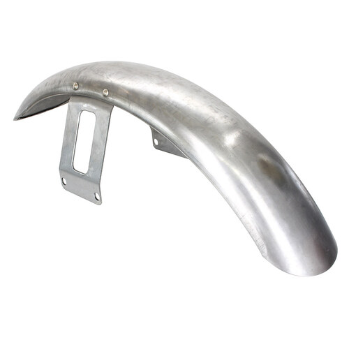 RSS BAI-51-0628R Front Fender with Raw Side Mounting Brackets. Fits FX Softail 1984-2015, Dyna Wide Glide 1993-2005 & FXWG 1984-1986.