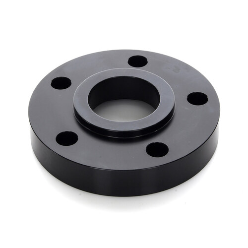 RSS BAI-D26-0138GB-S075 3/4" Pulley Spacer Gloss Black w/Lip for H-D 00-Up Wheels