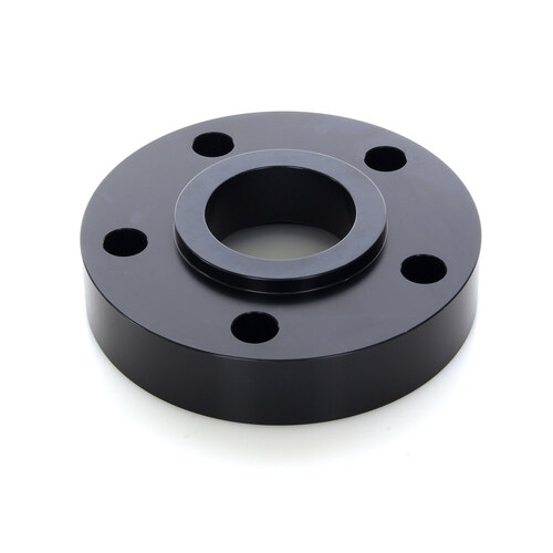 RSS BAI-D26-0138GB-S088 7/8" Pulley Spacer Gloss Black w/Lip for H-D 00-Up Wheels