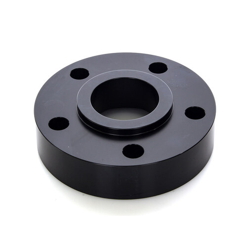 RSS BAI-D26-0138GB-S100 1" Pulley Spacer Gloss Black w/Lip for H-D 00-Up Wheels