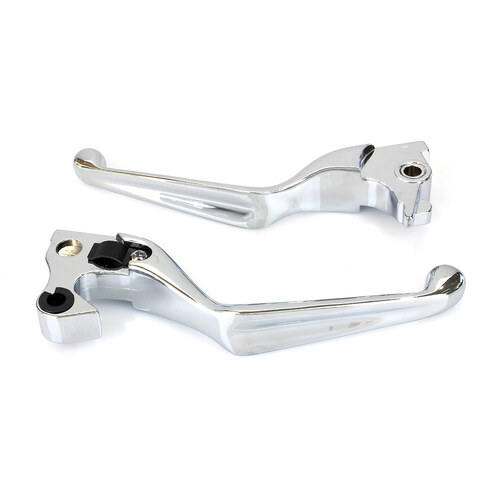 RSS BAI-H07-0592 Hand Levers Chrome for Sportster 14-Up
