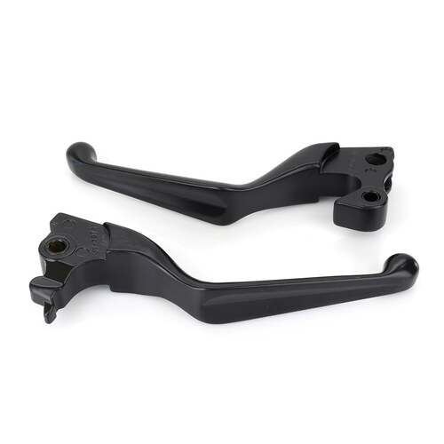 RSS BAI-H07-0592MB Hand Levers Black for Sportster 14-Up