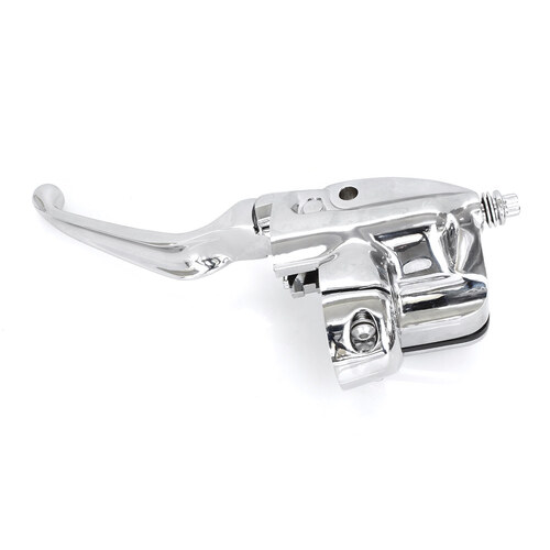 RSS BAI-H07-0690-1 Front Brake Master Cylinder Chrome for most Big Twin 96-17/Sportster 96-03
