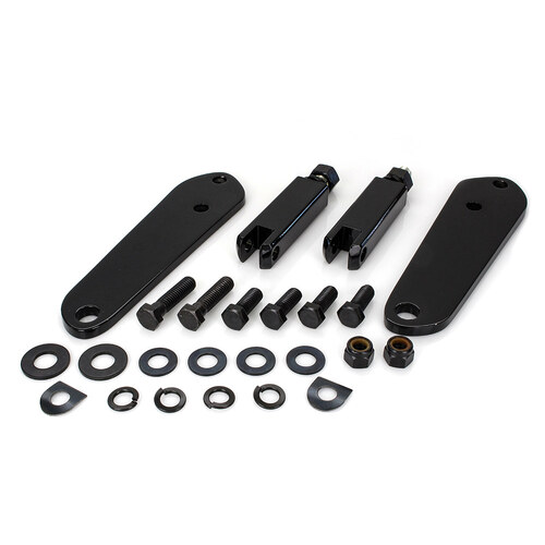 RSS BAI-P17-0489GB Highway Peg Supports Black for Dyna 91-17