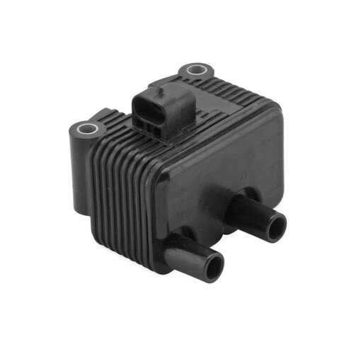 Tucker V-Twin BC-21-0073 Ignition Coil Black for Twin Cam 99-06/Sportster 04-06 Models w/Carburettor