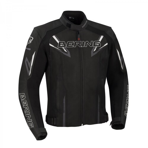 Bering Skope Black/Grey Leather Jacket [Size:SM]