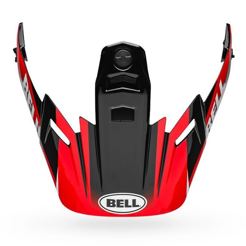 Bell Replacement Peak Dash Black/Red/White for MX-9 Adventure Helmets