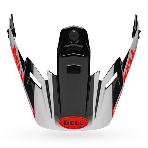 Bell Replacement Peak Dash Black/White/Orange for MX-9 Adventure Helmets