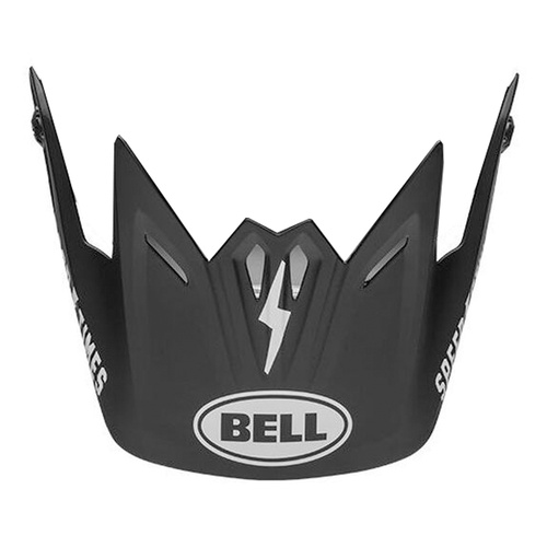 Bell Replacement Peak Fasthouse Matte Black/White for Moto-9 Youth Helmets