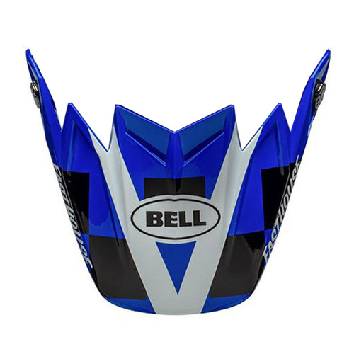 Bell Replacement Peak Fasthouse Day in the Dirt 2020 Blue/White for Moto-9 Flex Helmets