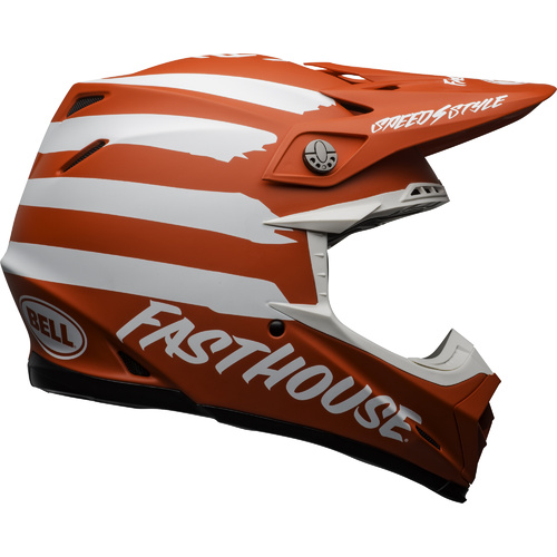 Bell Moto-9 MIPS Fasthouse Signia Matte Red/White Helmet [Size:SM]