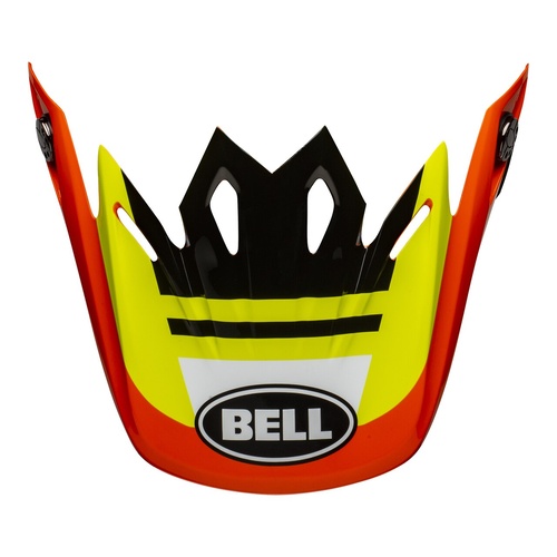 Bell Replacement Peak for Moto-9 MIPS Helmets Prophecy Yellow/Orange/Black