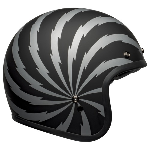 Bell Custom 500 SE Vertigo Matte Black/Silver Helmet [Size:SM]