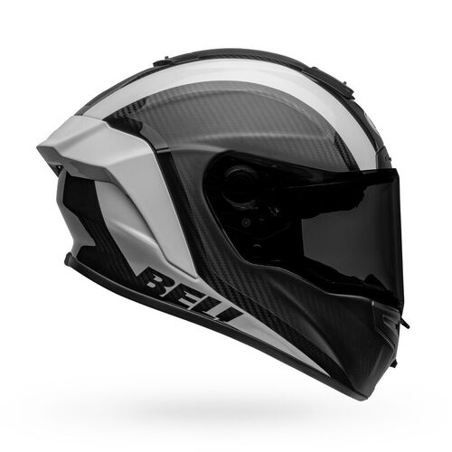 Bell Race Star DLX Flex Tantrum 2 Matte & Gloss Black/White Helmet [Size:SM]
