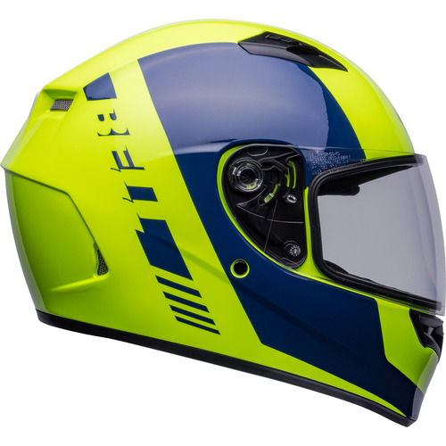Bell Qualifier Turnpike Matte & Gloss Hi-Vis Yellow/Navy Helmet [Size:SM]