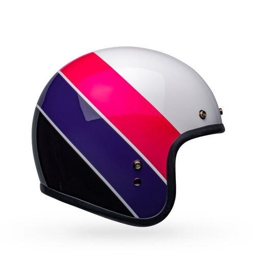 Bell Custom 500 Riff Gloss Pink/Purple Helmet [Size:MD]