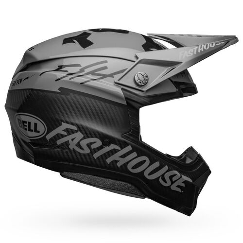 Bell Moto-10 Spherical Fasthouse BMF Limited Edition Matte & Gloss Grey/Black Helmet [Size:XS]