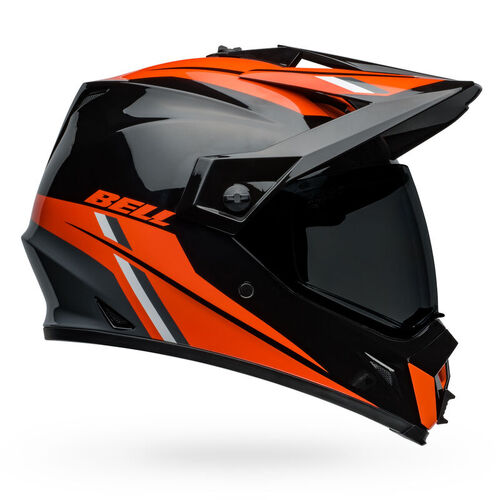 Bell MX-9 Adventure MIPS Alpine Gloss Black/Orange Helmet [Size:SM]