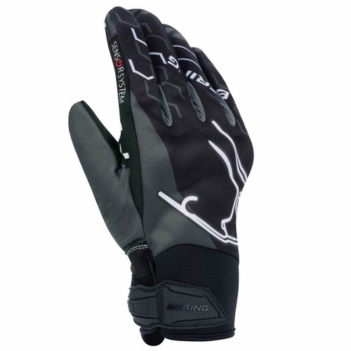 Bering Walshe Black/Grey Gloves [Size:SM]