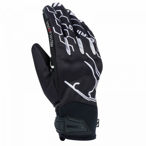 Bering Walshe Black/White Gloves [Size:SM]