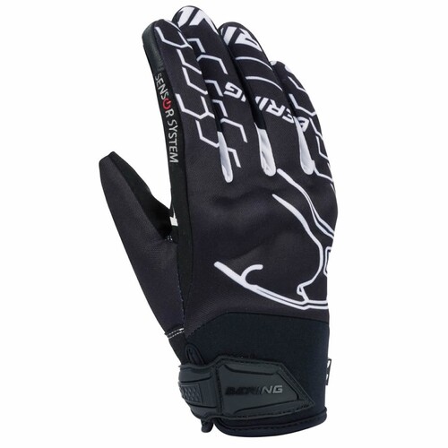 Bering Lady Walshe Black/White Womens Gloves [Size:SM]