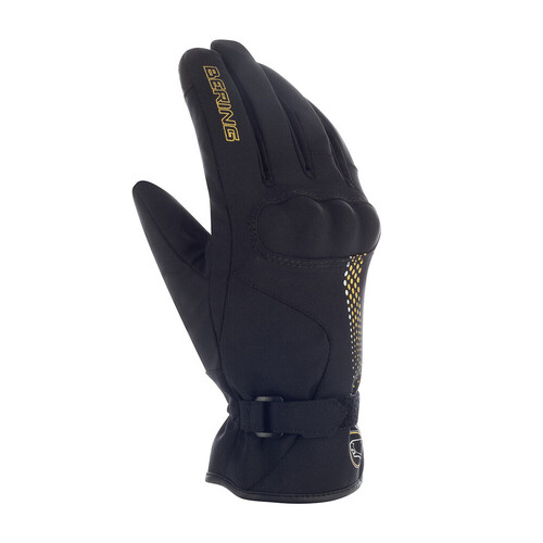 Bering Lady Carmen Black/Gold Womens Gloves [Size:SM]