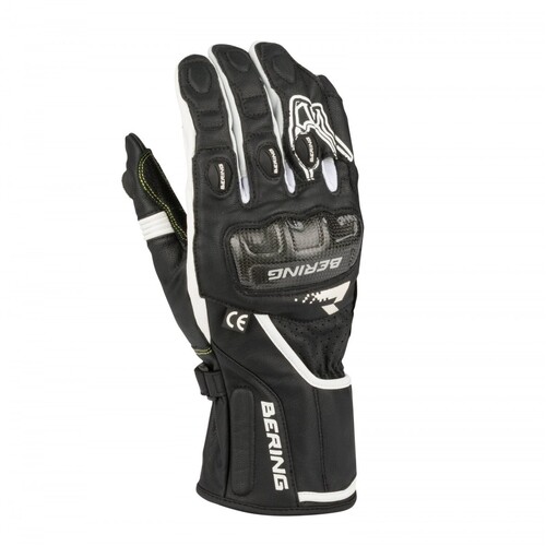 Bering Steel-R Black/White Gloves [Size:SM]