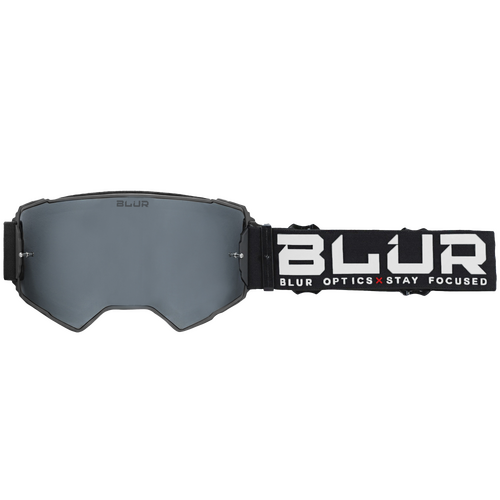 Blur B-60 Goggles Stealth Matte Black w/Silver Lens