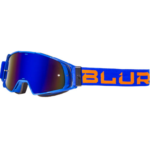 Blur B-20 Goggle Flat Blue/Orange w/Radium Blue Lens