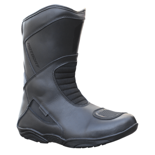 MotoDry Tour V2 Black Boots [Size:7]
