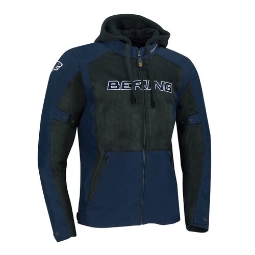 Bering Spirit Black/Blue Textile Jacket [Size:SM]