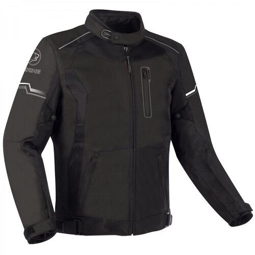 Bering Astro Black/Grey Textile Jacket [Size:SM]