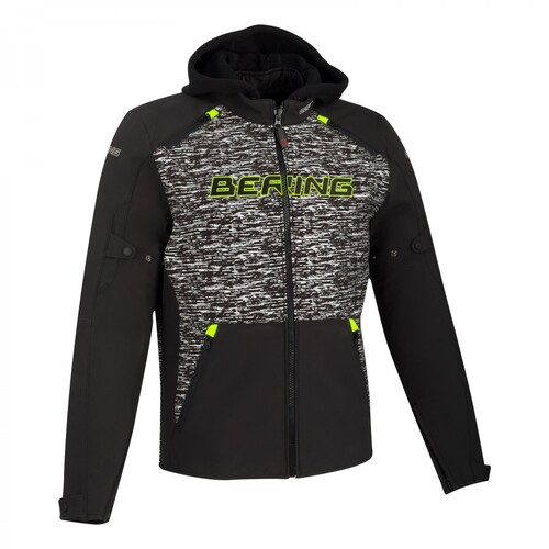 Bering Drift Black/Grey Textile Jacket [Size:SM]