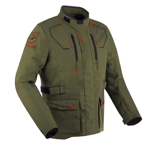 Bering Voyager Khaki Textile Jacket [Size:SM]
