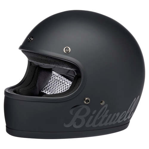 Biltwell Gringo Flat Black Factory Helmet [Size:XS]