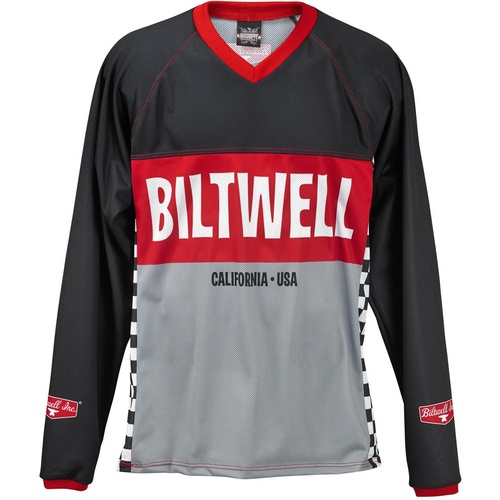 Biltwell Comp Moto Black Jersey [Size:SM]