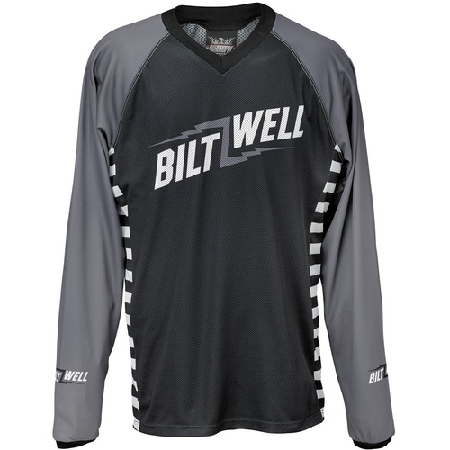 Biltwell Bolts Moto Black Jersey [Size:SM]