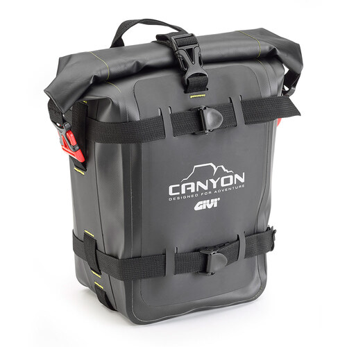 Givi GRT722 Canyon 8L Water Resistant Engine Guard Bags Black
