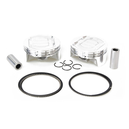 CP Carrillo CAR-M5100 Standard Pistons w/11.0:1 Compression Ratio for Milwaukee-Eight 17-Up w/Big Bore 107ci to 124ci Engine