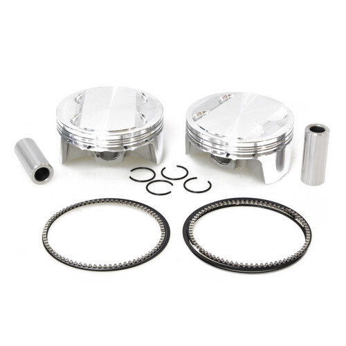 CP Carrillo CAR-M5102 Standard Pistons w/12.0:1 Compression Ratio for Milwaukee-Eight 17-Up w/Big Bore 107ci to 124ci Engine