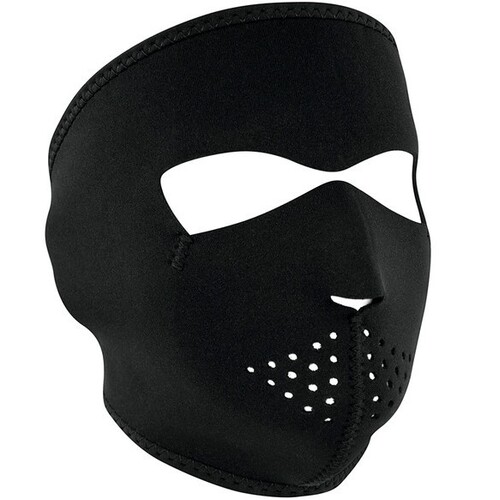 Zanheadgear Full Face Black Neoprene Mask